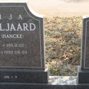 TALJAARD D.P. 1910-2000 &amp; J.J.A. HANCKE 1911-1990
