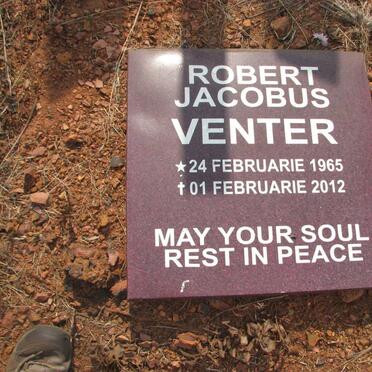 VENTER Robert Jacobus 1965-2012