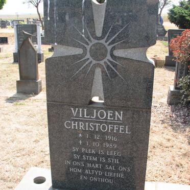 VILJOEN Christoffel 1916-1989