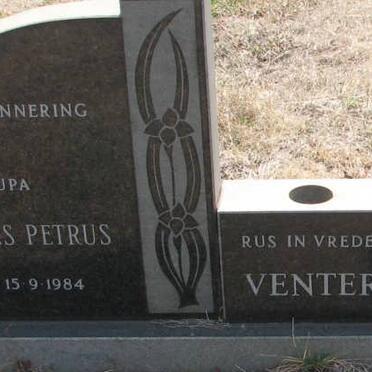 VENTER Alexander Cias Petrus 1911-1984 &amp; Heila Magdalena 1911-1984