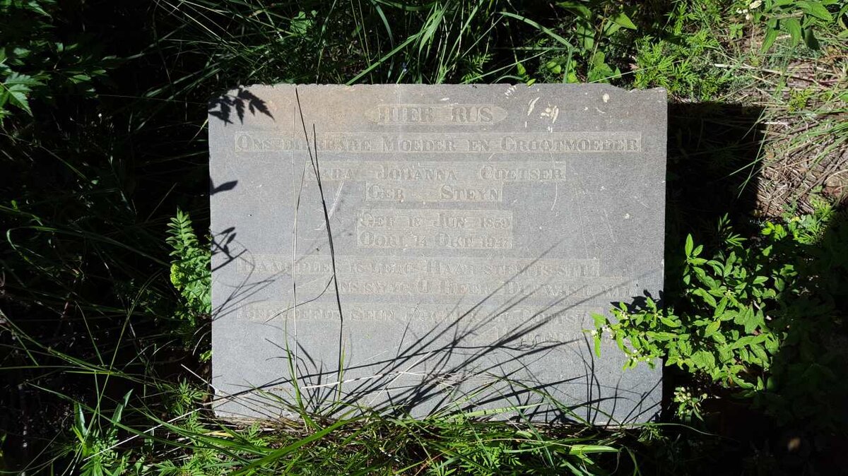 COETSER Sara Johanna nee STEYN 1859-1947