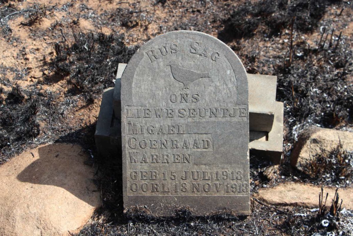 WARREN Migael Coenraad 1913-1913