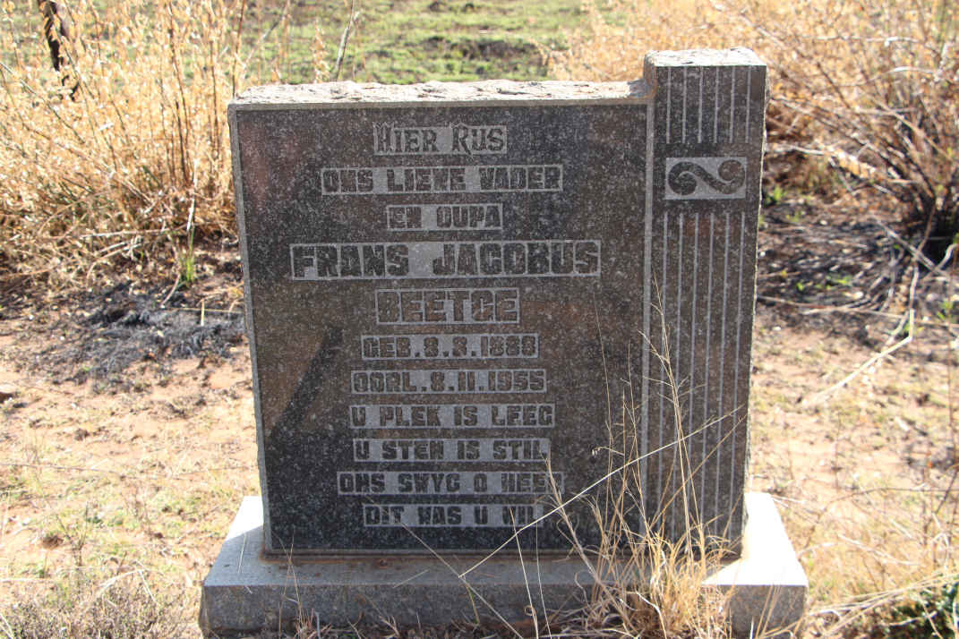 BEETGE Frans Jacobus 1888-1955