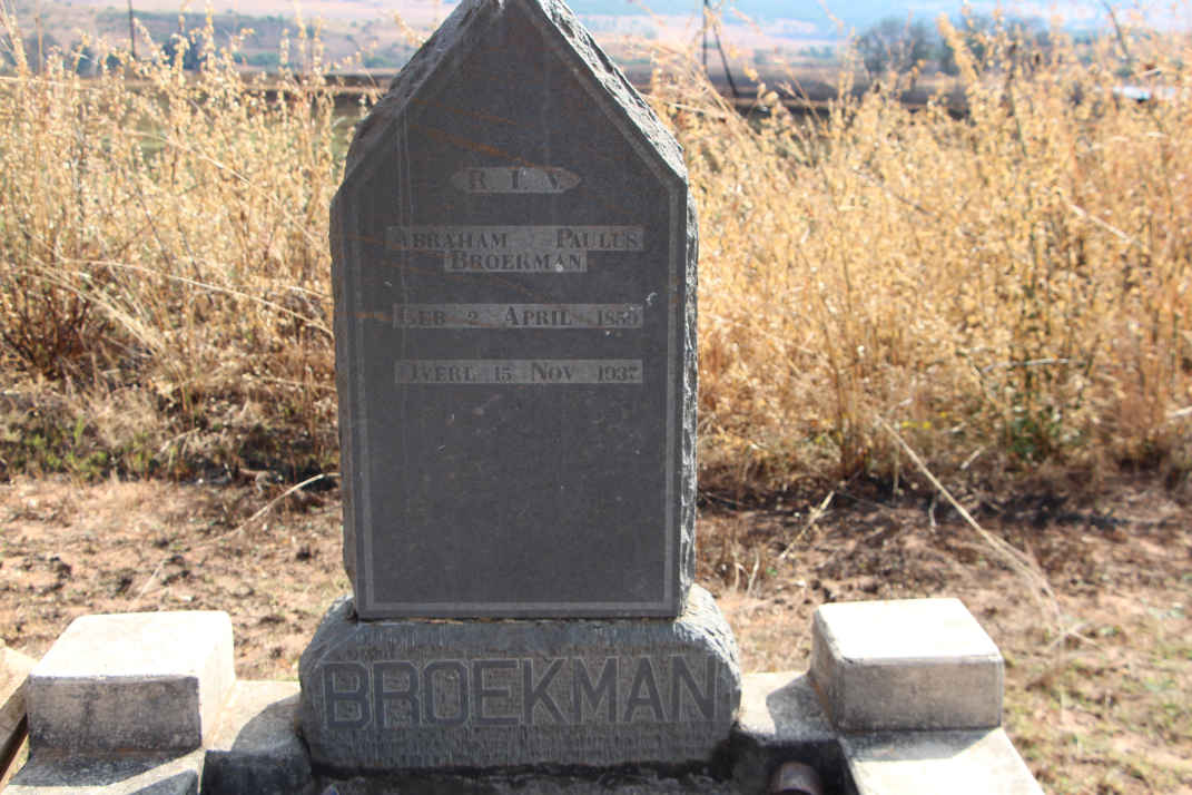 BROEKMAN Abraham Paulus 1859-1937