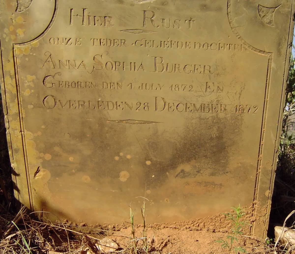 BURGER Anna Sophia 1872-1872