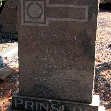 PRINSLOO Klaas 1894-1961