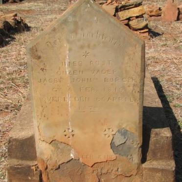 BURGER Jacobus Johannes 1819-1878