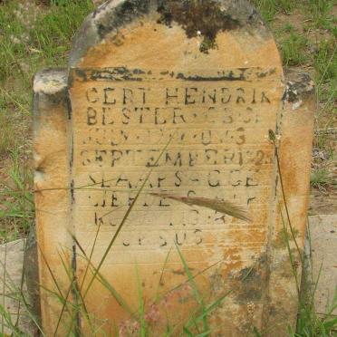 BESTER Gert Hendrik 1917-1925