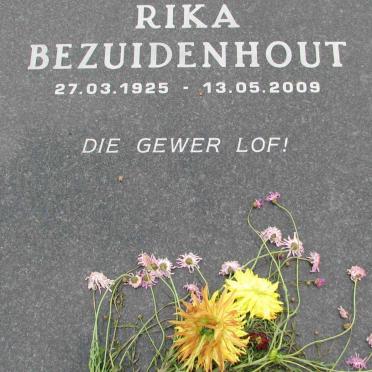 BEZUIDENHOUT Rika 1925-2009