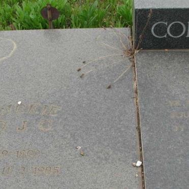 COETZEE D.J.G. 1903-1985 &amp; A.B. 1914-1985