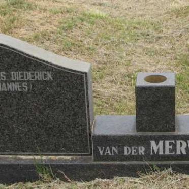 MERWE Johannes Diederick, van der &amp; Johanna Amelia 1915-2001