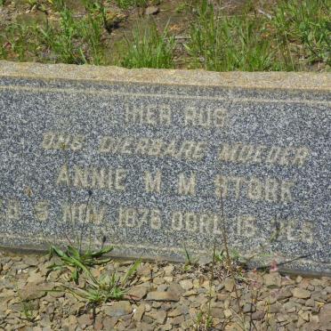 STORK Annie M.M. 1876-1937