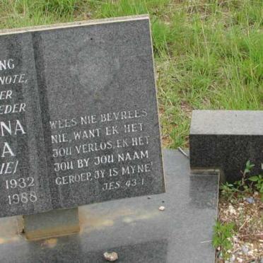 STRÖH Erhard Francious 1933-2007 &amp; Johanna Alida 1932-1988