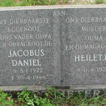 ? Jacobus Daniel 1922-1988 &amp; Heiletje 1921-