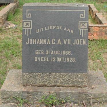 VILJOEN Johanna C.A. 1866-1928