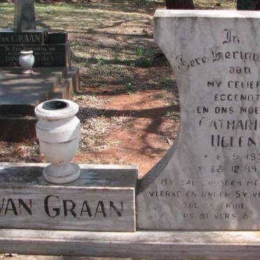 GRAAN Catharina Helena, van 1938-1979