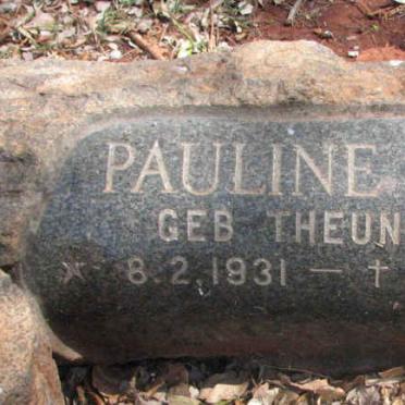 SCHEEPERS Pauline Ada nee THEUNISSEN 1931-1976
