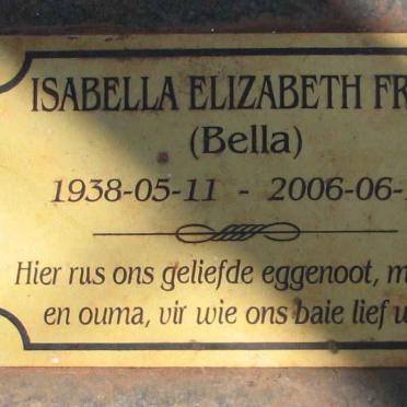 FRITZ Isabella Elizabeth 1938-2006
