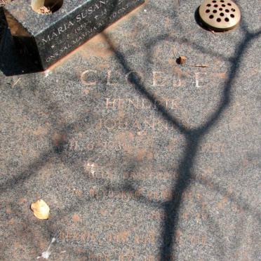 CLOETE Hendrik Johannes 1930-1987