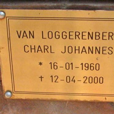 LOGGERENBERG Charl Johannes, van 1960-2000