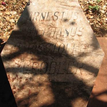 GROBLER Arnestus Stephanus Christoffel ????-????