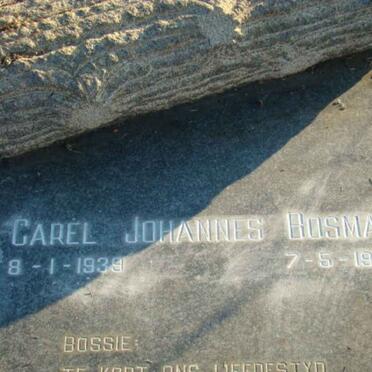 BOSMAN Carel Johannes 1939-1966