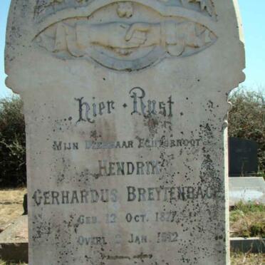 BREYTENBACH Hendrik Gerhardus 1877-1912