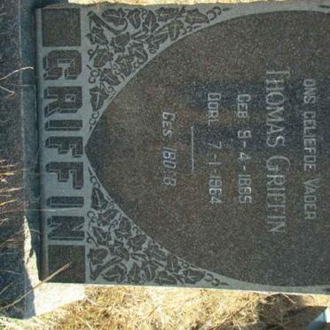 GRIFFIN Thomas 1885-1964
