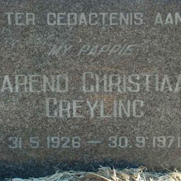 GREYLING Barend Christiaan 1926-1971