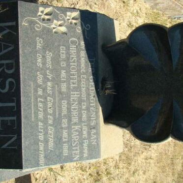 KARSTEN Christoffel Hendrik 1911-1961