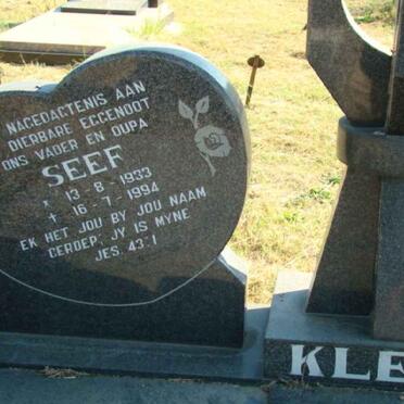 KLEYN Seef 1933-1994 &amp; Joan 1937-