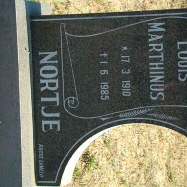 NORTJE Louis Marthinus 1910-1985
