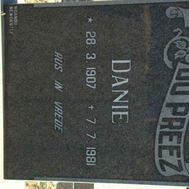 PREEZ Danie, du 1907-1981