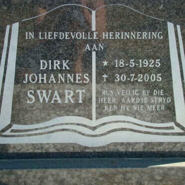 SWART Dirk Johannes 1925-2005