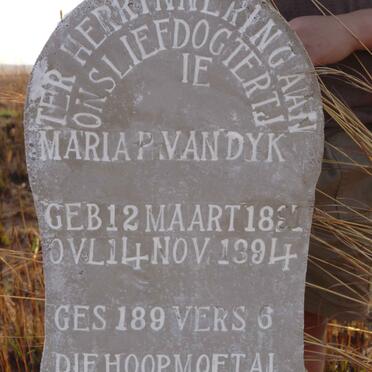 DYK Maria P., van 1891-1894