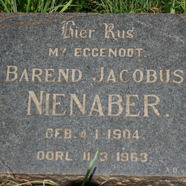 NIENABER Barend Jacobus 1904-1963