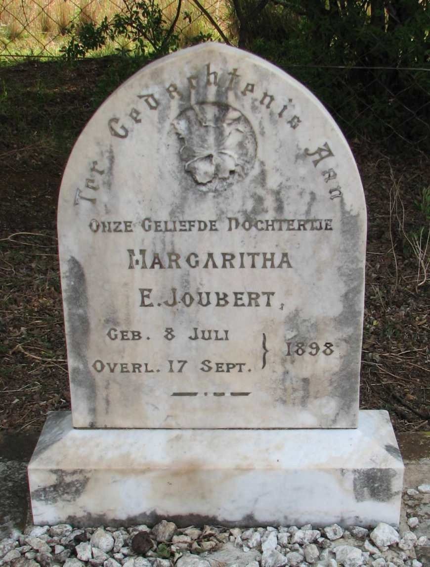 JOUBERT Margaritha E. 1898-1898