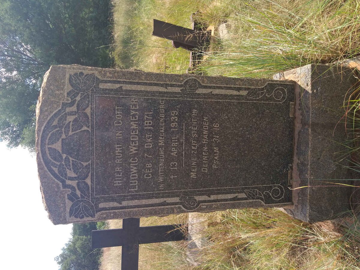 WEDEMEYER Ludwig 1871-1939