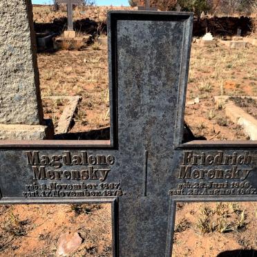 MERENSKY Magdalene 1867-1873 :: MERENSKY Friedrich 1866-1867