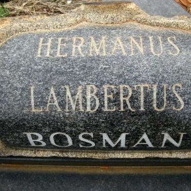 BOSMAN Hermanus Lambertus 1951-1984