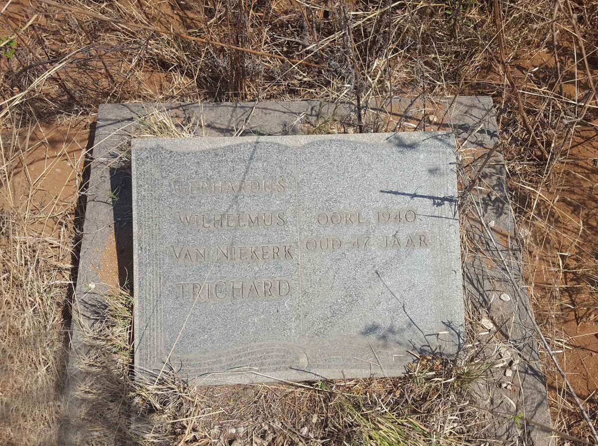 TRICHARD Gerhardus Wilhelmus van Niekerk -1940
