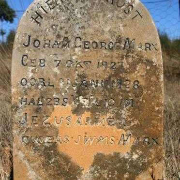 MARX Johan George 1927-1928