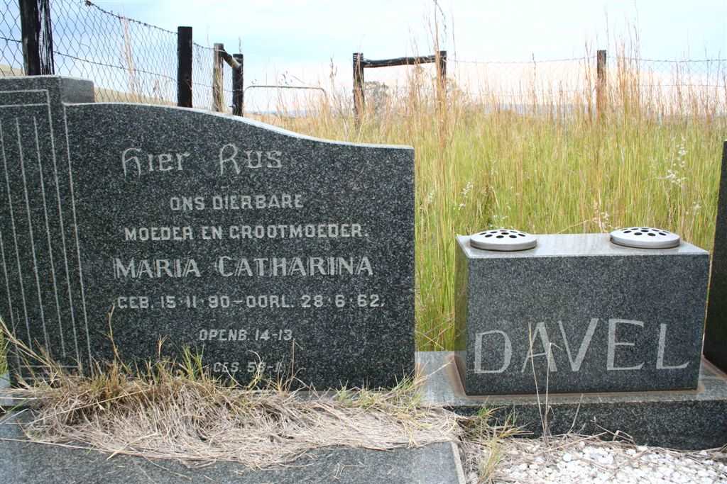 DAVEL Maria Catharina 1890-1962