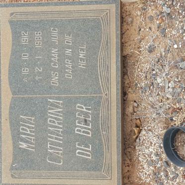 BEER Maria Catharina, de 1912-1986