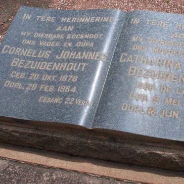 BEZUIDENHOUT Cornelus Johannes 1878-1964 &amp; Catharina Aletta DE LANGE 1884-1970