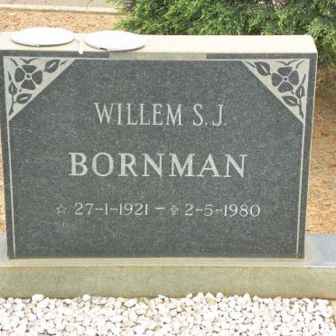 BORNMAN Willem S.J. 1921-1980
