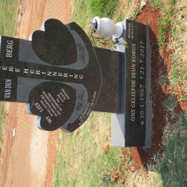 BERG J.B., van den 1940-2018 :: BERG Kobus, van den 1967-2017