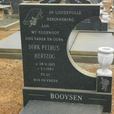 BOOYSEN Dirk Petrus Hertzog 1915-1983