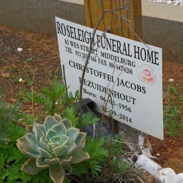 BEZUIDENHOUT Christoffel Jacobs 1956-2014