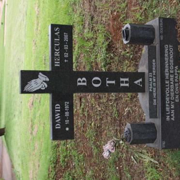 BOTHA Dawid Herculas 1972-2007